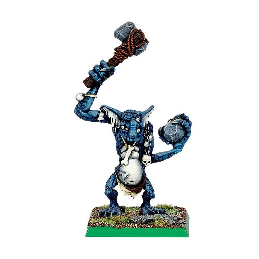 Каменный тролль с большим топором 2 (металл) | Игрушки и хобби