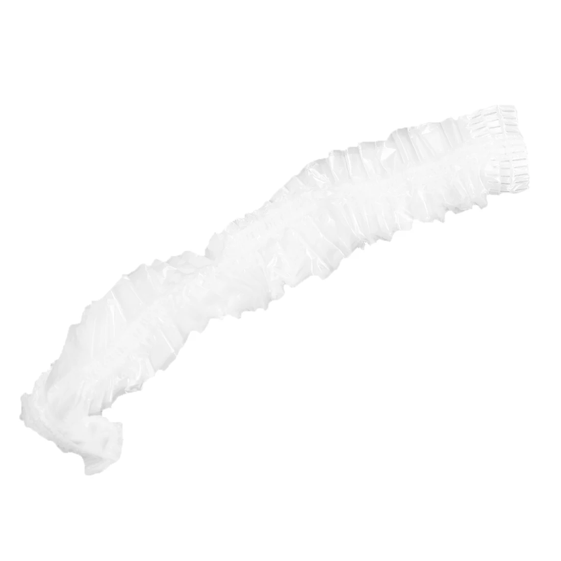 

JEYL 100x Disposable Transparent Elastic Shower Cap Hair Protection Shower Cap