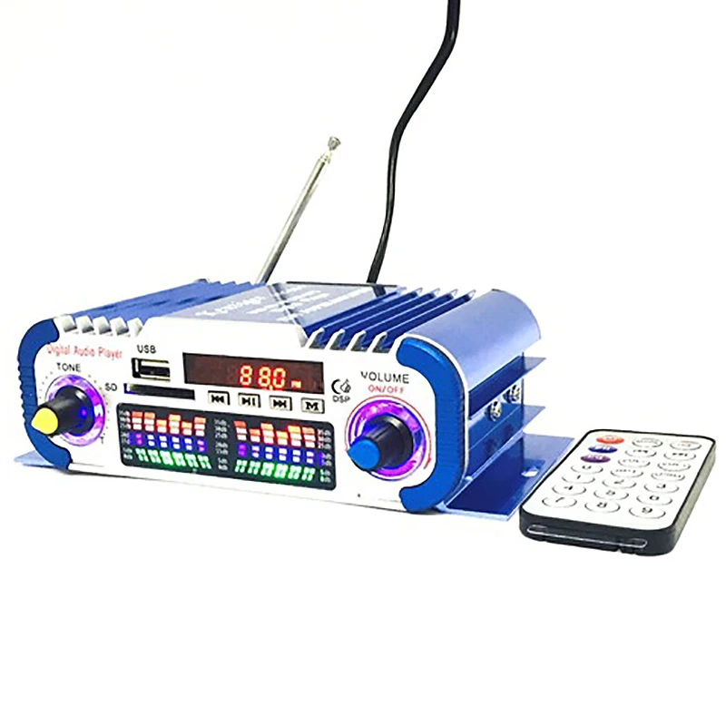 Цифровой Hi Fi автомобильный стереоусилитель Kentiger с USB SD плеером Dac|MP3-плееры| |