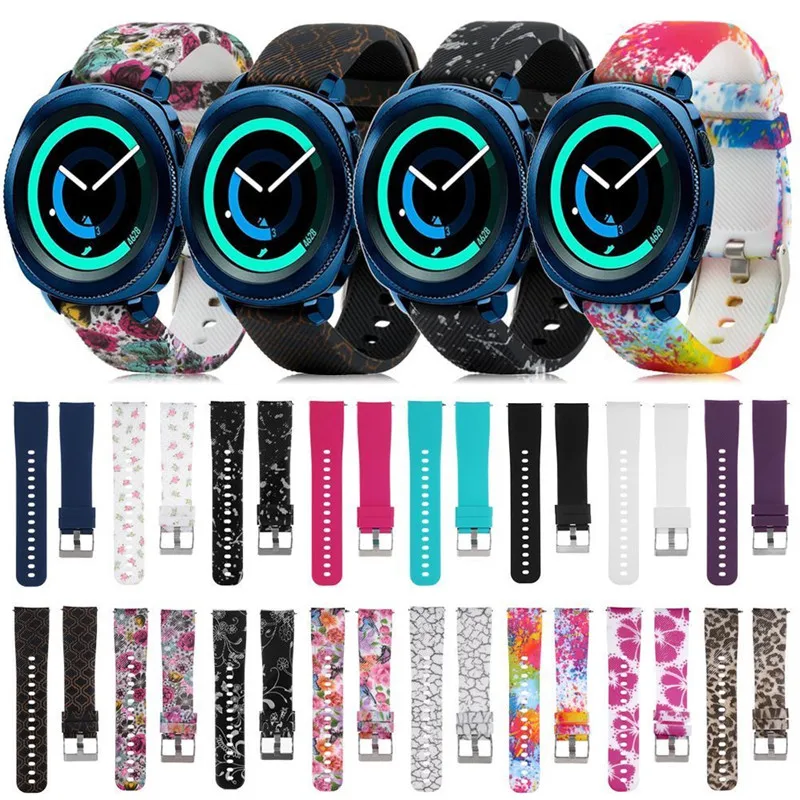 

1Pcs Replacement Wrist Band Strap For Garmin Vivoactive 3 For Samsung Gear Sport S4 Sports Accessories 14 Colors