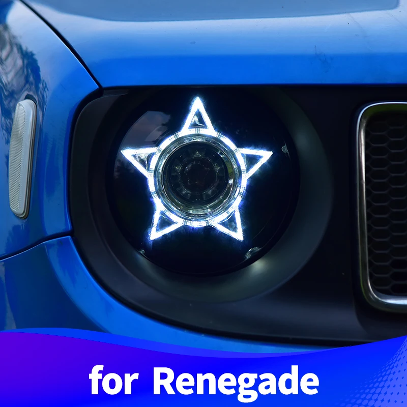 

Headlight Assembly for Jeep Renegade 2016 2017 2018 LED daytime running light full LED light source