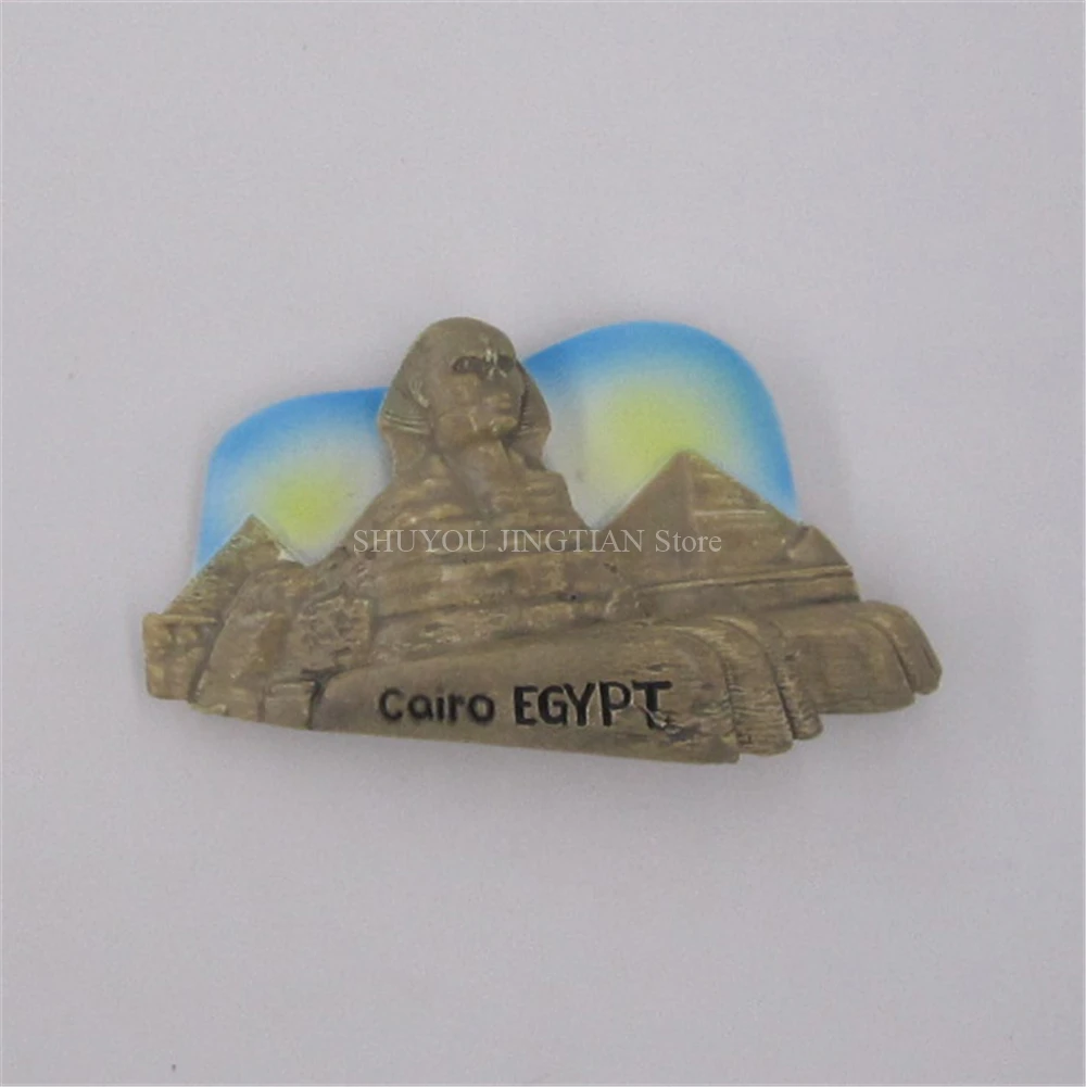 Каир Египетский Сфинкс Асуан Abu Simbel храм туристические сувенирные Смола магнитные наклейки для холодильника ремесло подарки украшения дома аксессуары