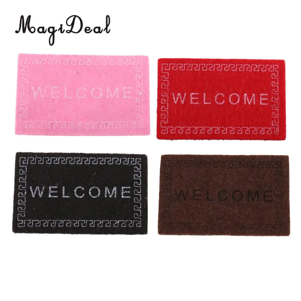 

1/12 Scale Floor Covering Rug Carpet for Dolls House Living Room Front Door Furniture Decoration Miniature Accs