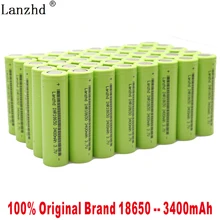2021 nowy 3.7V 18650 bateria 3400mAh INR18650 30A rozładowania Li-ion akumulator do latarki narzędzia i zabawki (10-40 sztuk)