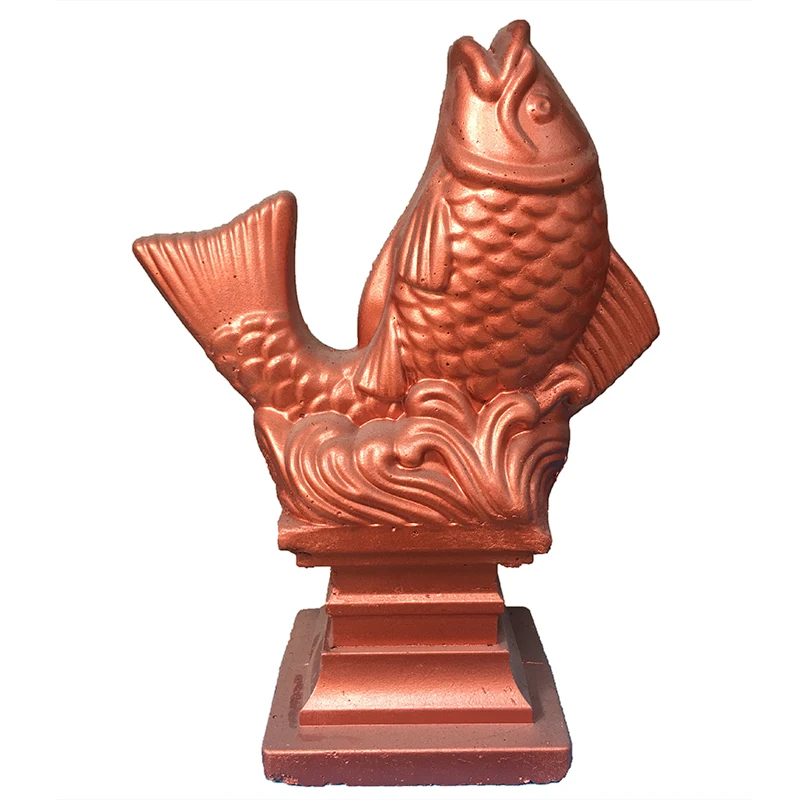 

ABS plastic moulds fish statue mold F112 home villa garden concrete molds for sale