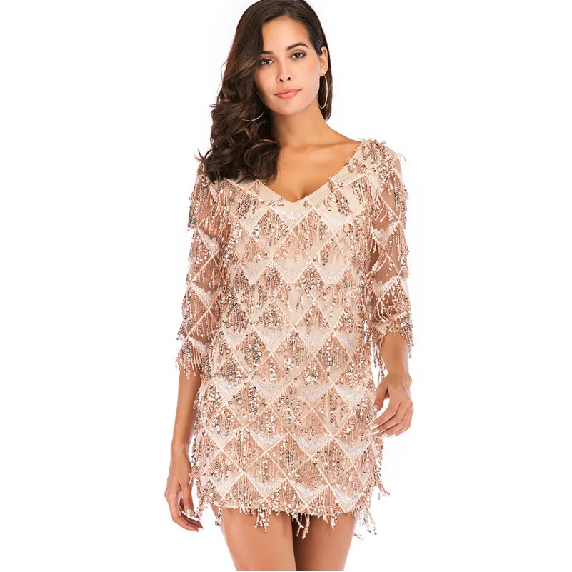 sequin frock design