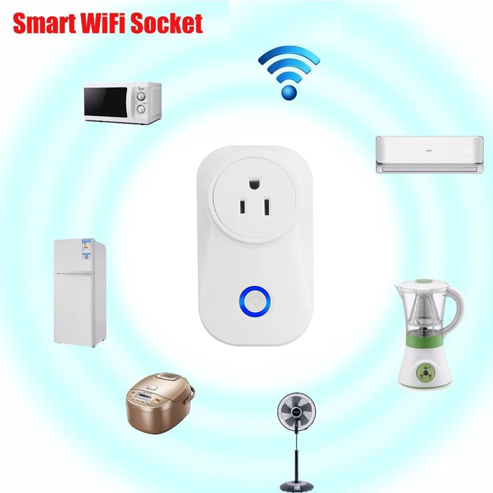 

Free Shipping Smart socket support alexa voice control WiFi smart socket