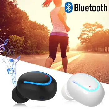 

HBQ-Q13 New Bluetooth Earphone Business Mini Invisible Earbuds Extreme Light Weight 4.1g Black White Bluetooth In-Ear Earphone