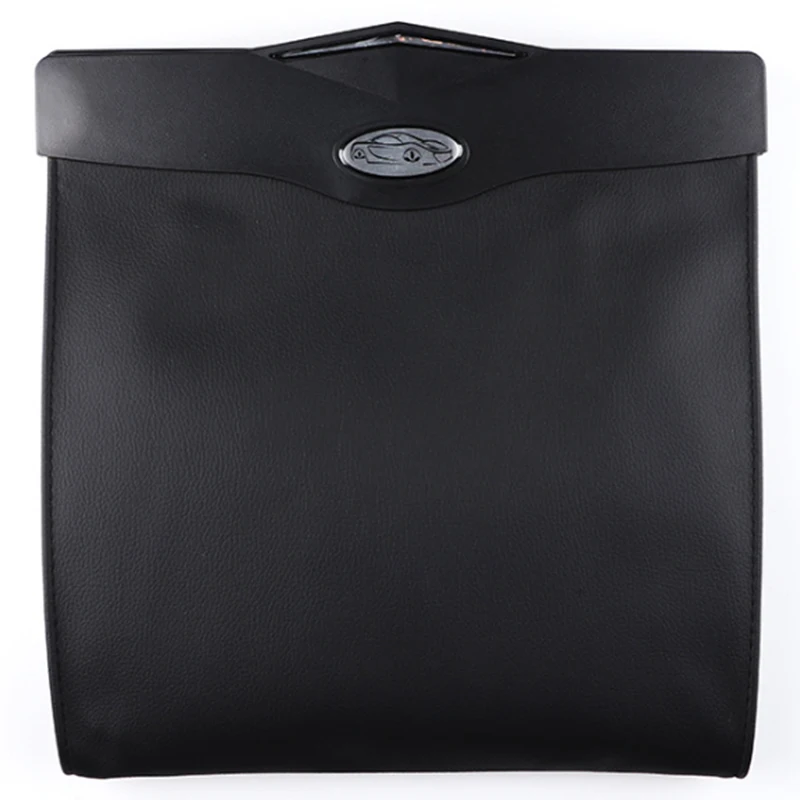 

Car Trash Can Car Seat Back Hanging Storage Big Capacity Box Hidden Folding Storage Bag Multi-Function Led Light Garbage Bag