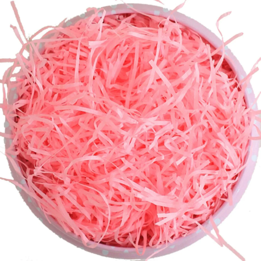 

100g/Pack Shredded Tissue Paper For Gift Bags Wedding boxes Hamper Baker Filler Packaging Craft Paper DIY Material