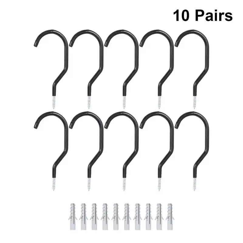 10 Pcs Bike Hook Heavy Duty Bike Hanger Bike Storage Hooks With 10