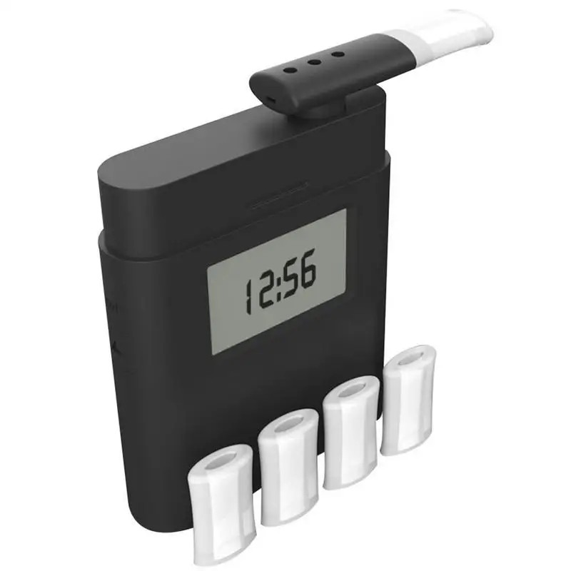 

Car Precision Blowing Alcohol Tester With Cover Portable Handheld Electronic Anti-Drunk Driving Detector