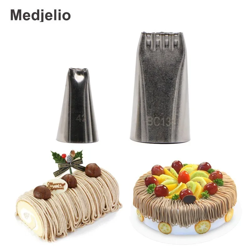 

Medjelio 2pcs Five Hole Lines Drawing Nozzles Stave Sheet Music Cake Baking Decorating Tools Noodles Pastry Icing Piping Tips
