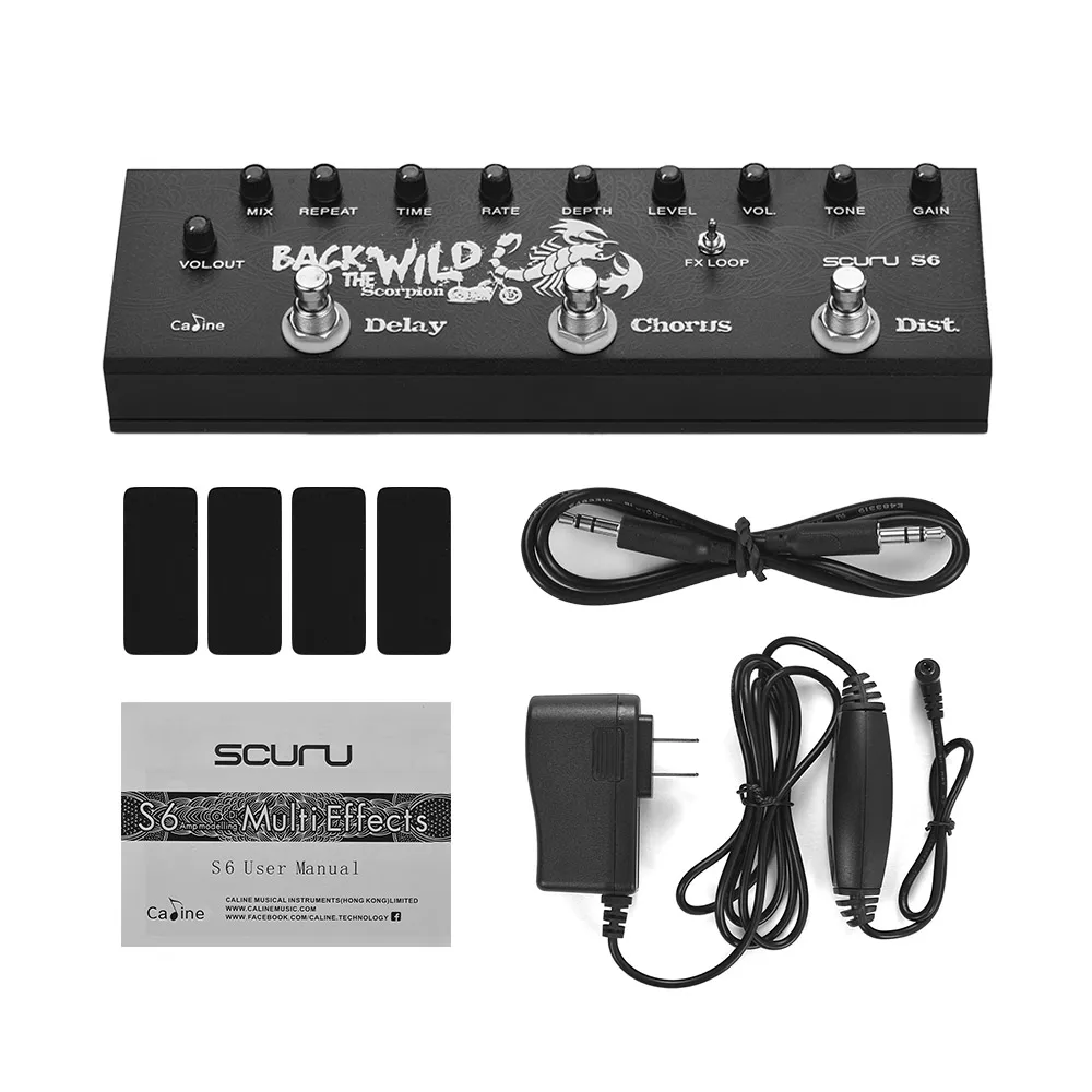 Caline 3-in-1 Electric Guitar Pedal Multi Effect Pedal Delay Chorus Distortions Guitar Effects Pedals Guitar Accessories Caline 3-in-1 Electric Guitar Pedal Multi Effect Pedal Delay Chorus Distortions Guitar Effects Pedals Guitar Accessories