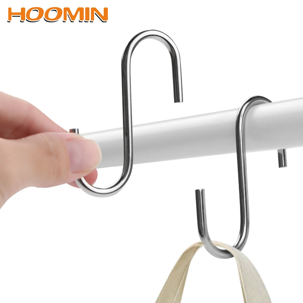 Кухонная утварь HOOMIN 38 мм Нескользящая S образная кухонная из нержавеющей стали