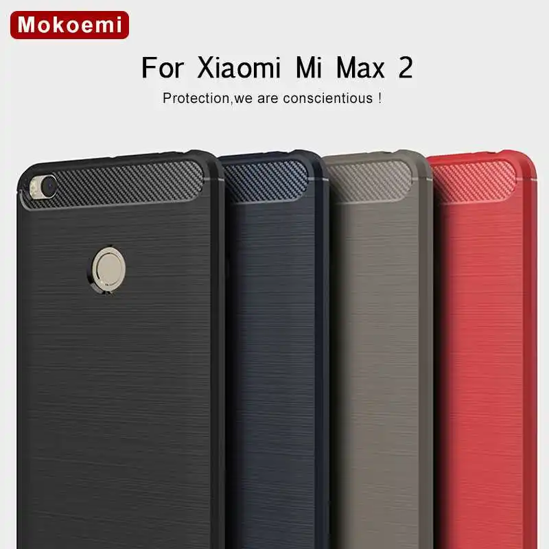 

Mokoemi Fashion Shock Proof Soft Silicone 6.44"For Xiaomi Mi Max 2 Case For Xiaomi Mi Max 2 Max2 Cell Phone Case Cover