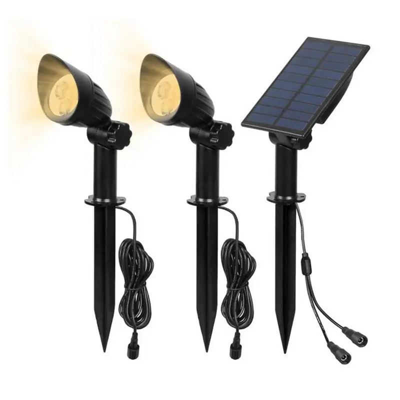 

LED Solar Light Outdoor Illuminine Spotlights 2-in-1 Household Courtyard Wall Lamps Waterproof Ultra-Bright Solar Lamps