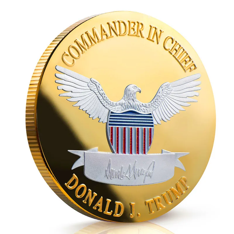 1 шт. Дональд J Трамп 2020 сохраняет Америку великолепной! Защита от монет 40 мм Gold