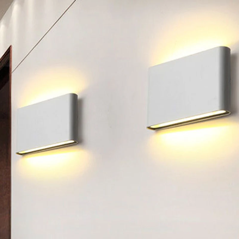 

Modern Aluminum Wall lamp 6W/14W/20W/24W/30W/36W LED Wall Sconce Lamp Lighting Indoor Bedroom Bathroom Mirror Front Lights