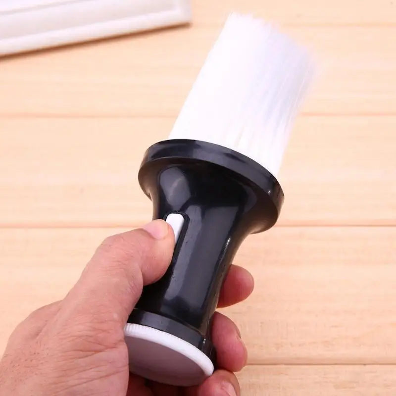 

Professional Soft Plastic Neck Face Dust Brushes Accessories Salon Cutting Hairdressing Styling Barber Hair Drycleaner Hairbrush
