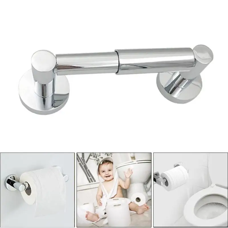 

Toilet Paper Holder Wall Mount Stainless Steel WC Tissue Boxes Multi-function Bathroom Shelves Roll Dispenser Accessories