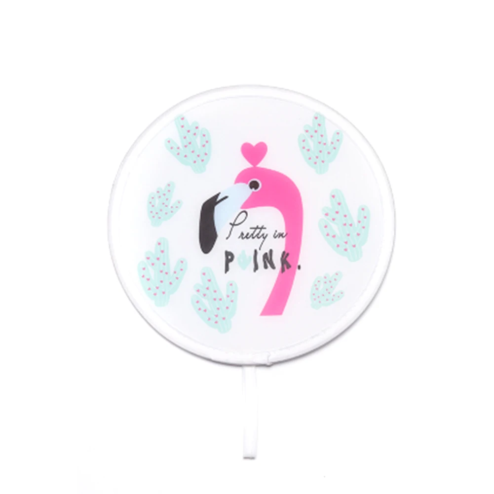 

Cute Hanging Folding Hand Fan Portable Summer Handheld Round Fan Hanging Decor