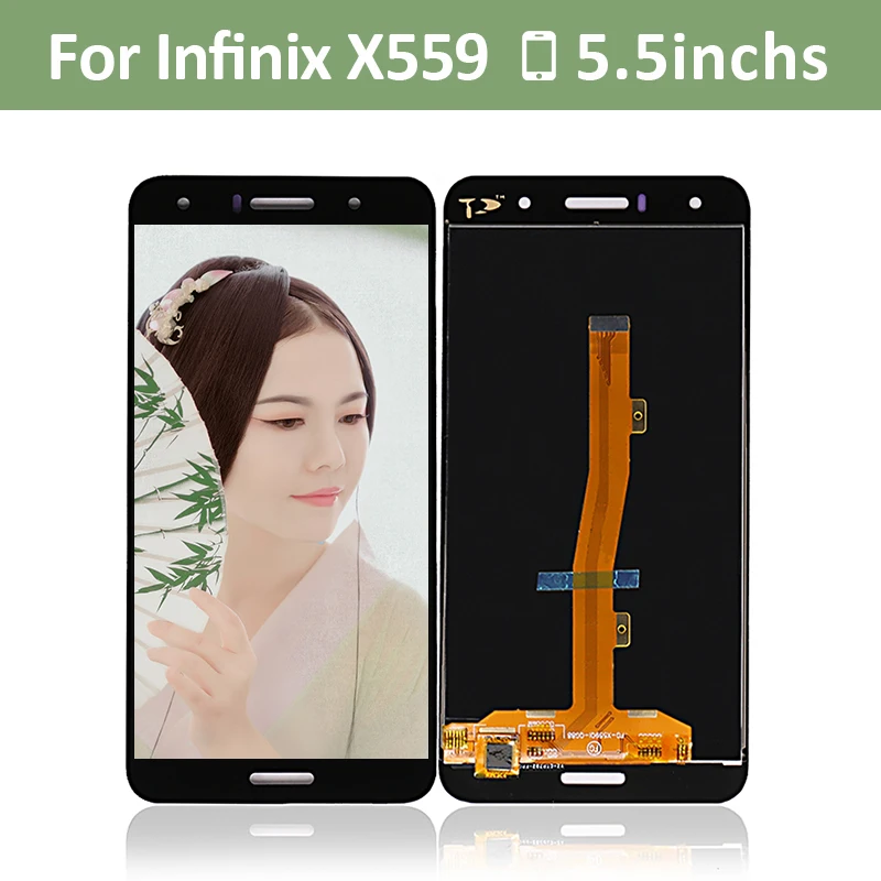 Для Infinix Горячее предложение 5X559 X559C ЖК-дисплей с сенсорным дигитайзером в сборе для Infinix X559 Ремонт экрана 5,"