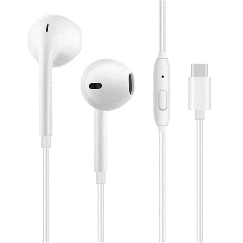 

USB Type C Earphones Wired Earphone With Control Box Microphone Type C Earbuds For LeEco Le 2 For Xiaomi Mi5