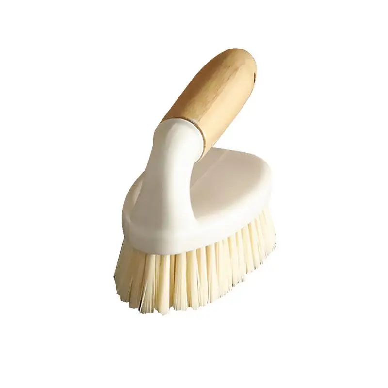 Bamboo Handle Cleaning Brushes Hand-Held Household Cleaning Brush Bathroom Bathtub Flow Table Floor Tile Shoes