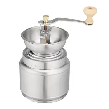 

Mini Coffee Bean Grinder Stainless Steel Hand Manual Coffee Grinder Bean Pepper Spice Burr Mill Tool Kitchen Mill Grinding Tool