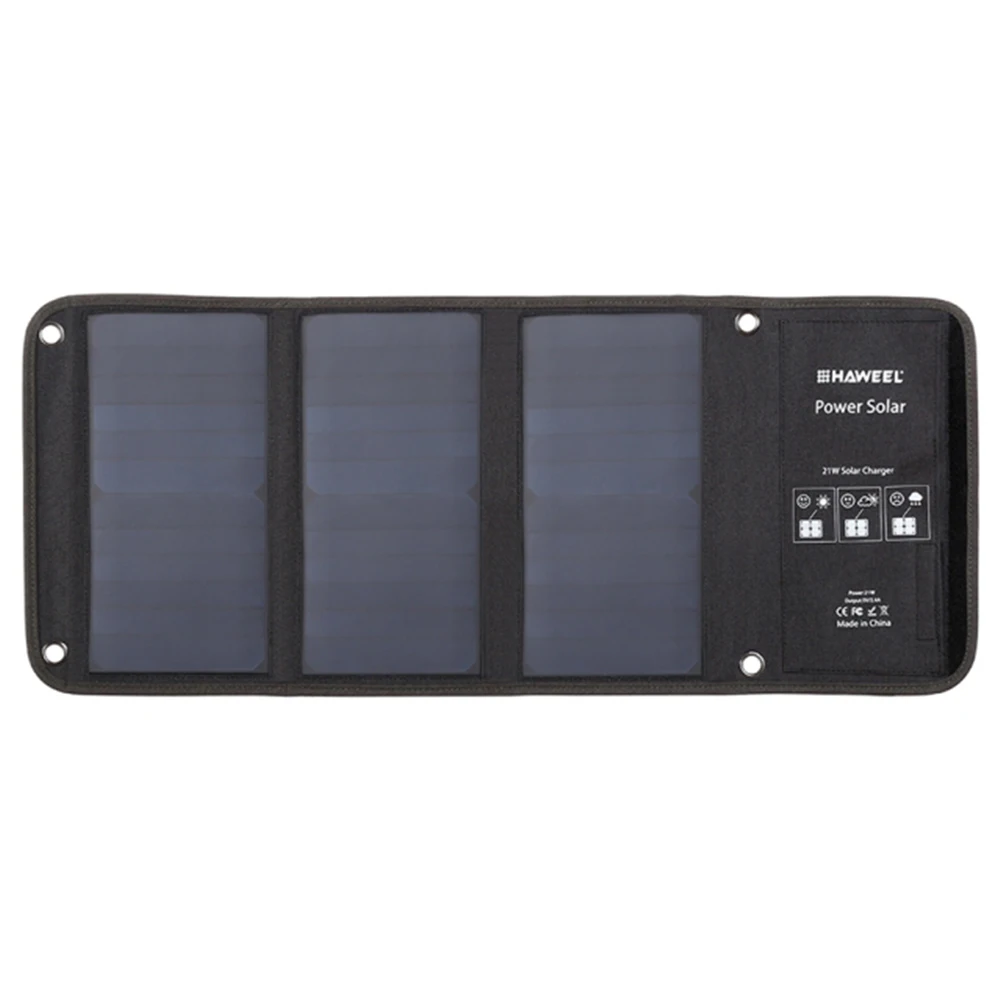 

Solar Panel Power Charger Backup Power with Portable Mini Dual USB Ports