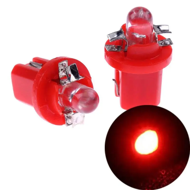 10 шт. T5 B8.5D 5050 SMD светильник щение автомобильный приборной панели Лампа