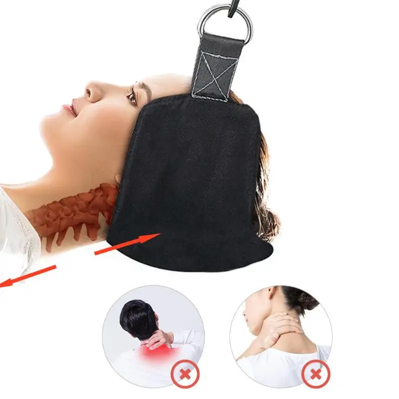 

Portable Head Hammock Neck Traction Device Relaxing Massager for Cervical Posture Alignment Support Relief Headache Shoulder