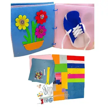 

New Baby Toys Early Cognitive Education Puzzle Cloth Book With Ring Paper Kids Book Story Book Small Dolls Soft Cloth Quiet Book