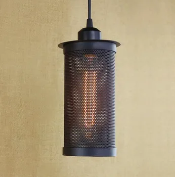 

Retro Iron Net Droplight Edison Industrial Vintage Pendant Light Fixtures for Living Dining Room Kitchen Table RH Hanging Lamp
