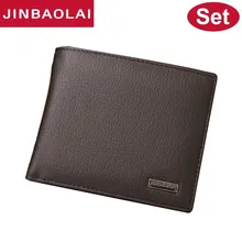 Set Leather Men Wallet Genuine Coin Pocket Real Men's Leather Wallet With Coin Purse High Quality Male Card Holder Purse Cartera Set Leather Men Wallet Genuine Coin Pocket Real Men's Leather Wallet With Coin Purse High Quality Male Card Holder Purse Cartera
