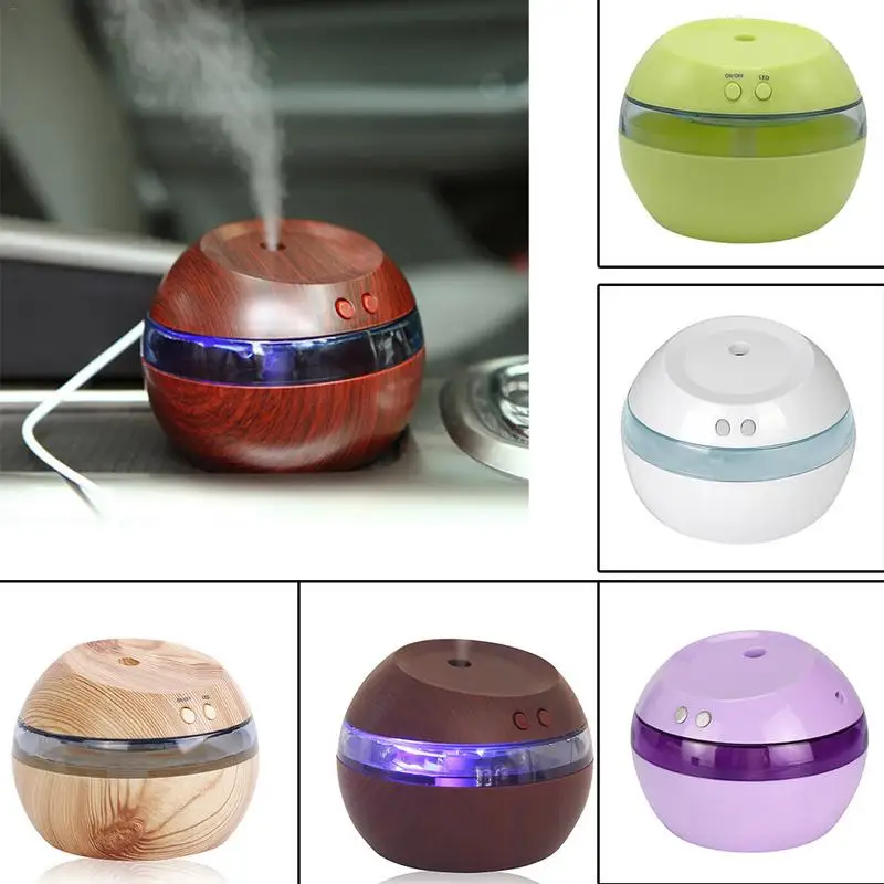 

USB Electric Aroma Air Diffuser 300ml Wood Plastic Ultrasonic Air Humidifier Essential Oil Aromatherapy Cool Mist Maker For Home