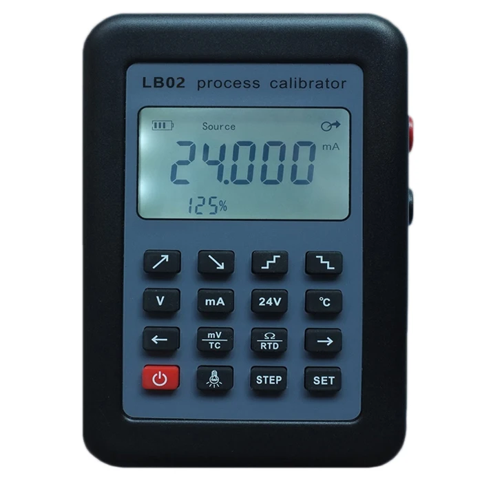 

LB02 Signal Generator Resistance Current Voltmeter Source Process Calibrator 4-20mA/0-10V/mV LCD Display Update