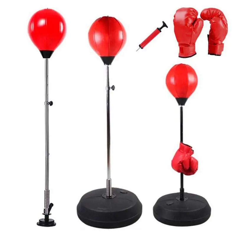 

1 Set Desk Boxing Punching Bag Speed Ball Bags Punch Training Fitness Sports Practical Speed Balls Stress Release Easy Fixed