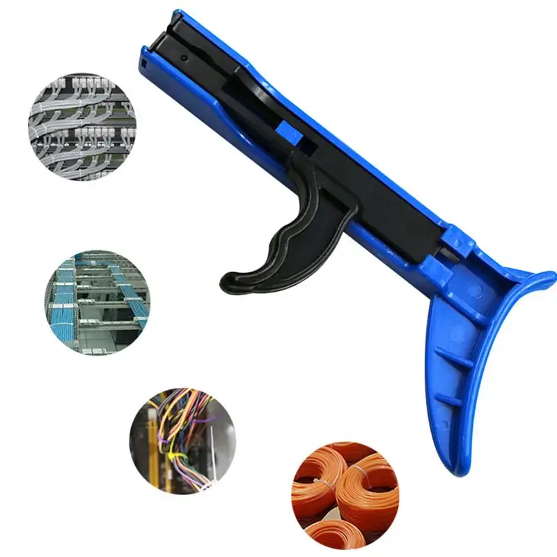 

TG-100 Fixing And Cutting Tool Special For Width Cable Tie Gun For Cable Tie Nylon: 2.4-4.8mm Cable Zip