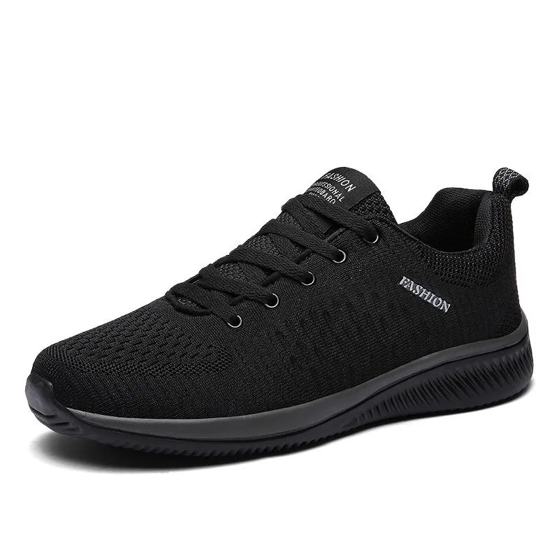 Black Fashion New Mesh For Man Casual Shoes Cheap Men Shoes Lightweight Comfortable Breathable ...