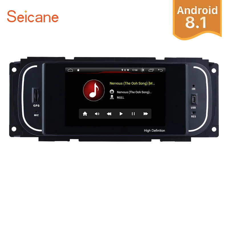 Автомагнитола Seicane 5 &quot Android 8 1 GPS мультимедийный плеер для Chrysler 300M Sebring PT Cruiser Concorde