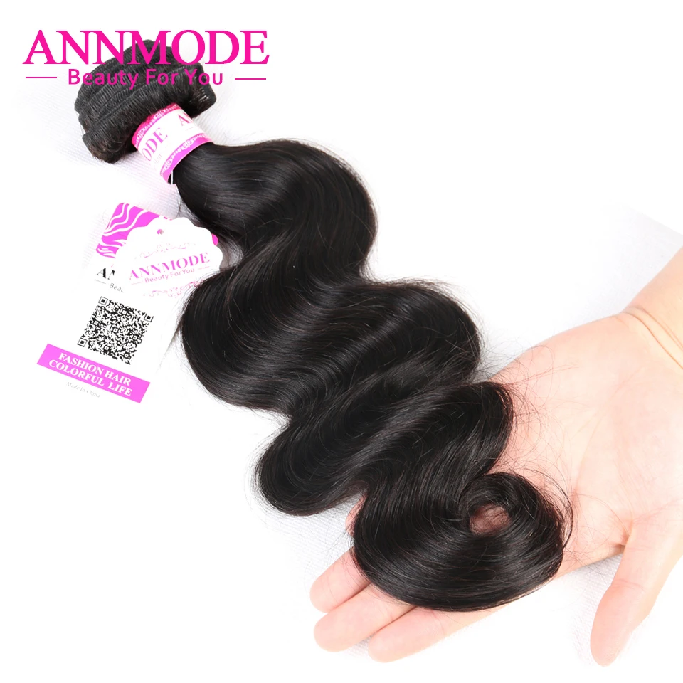 Annmode Hair Peruvian Body Wave Weave 3/4 Bundles Natural Color Remy Human Hair Extensions Free Shipping Annmode Hair Peruvian Body Wave Weave 3/4 Bundles Natural Color Remy Human Hair Extensions Free Shipping