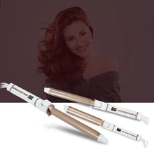 45 Вт электрические бигуди для волос 360 градусов вращения Ручка Керамика Liquid Crystal ролик Плойка для волос стайлер 19 мм 25 32