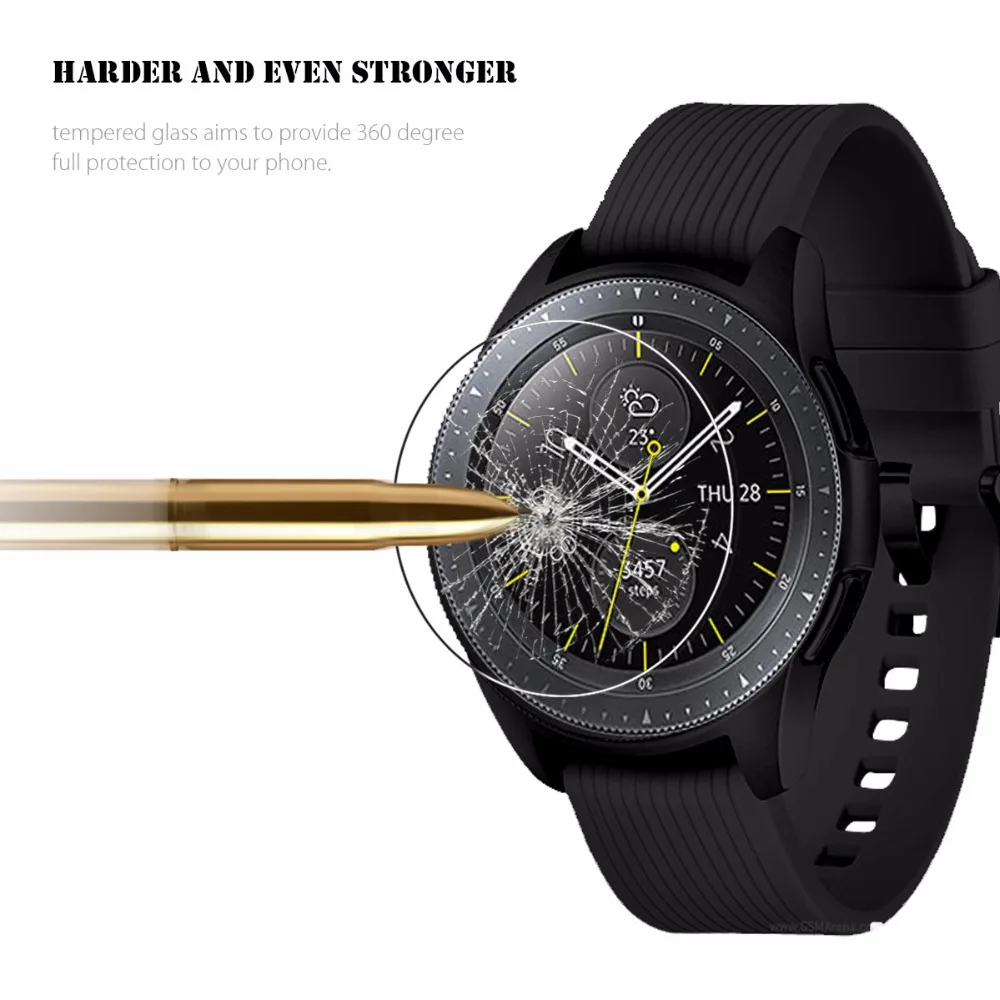 Закаленное стекло для Samsung Galaxy Watch 42 мм 46 защитная пленка экрана Защитное часов