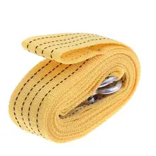 3 тонны 4 м автомобильный буксировочный трос ремень буксировочный трос с крючками для автомобиля Открытый аварийный