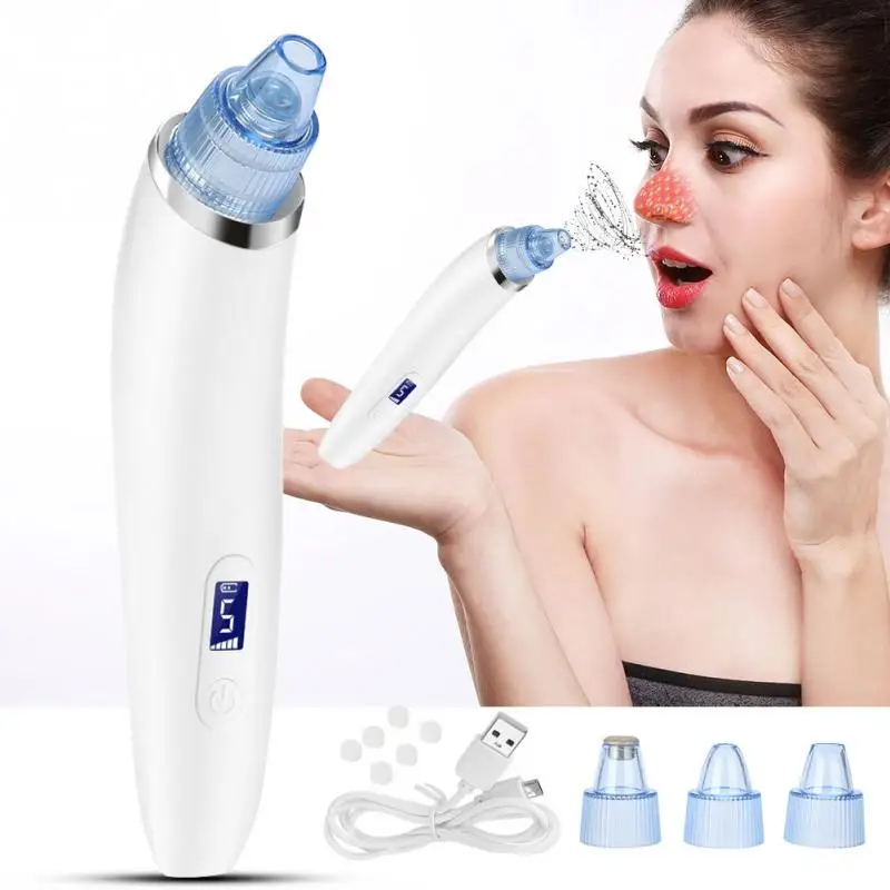 

Electronic Blackhead Removal Machine Vacuum Suction Face Pore Cleaner Extractor