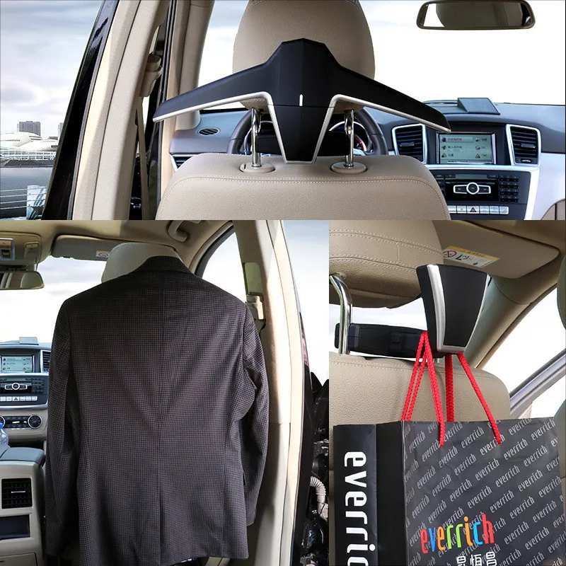 Вешалка в автомобиль ABS заднее сиденье пальто одежда прищепки для одежды вешалка для костюмов крюк крепления автомобиля аксессуары для интерьера
