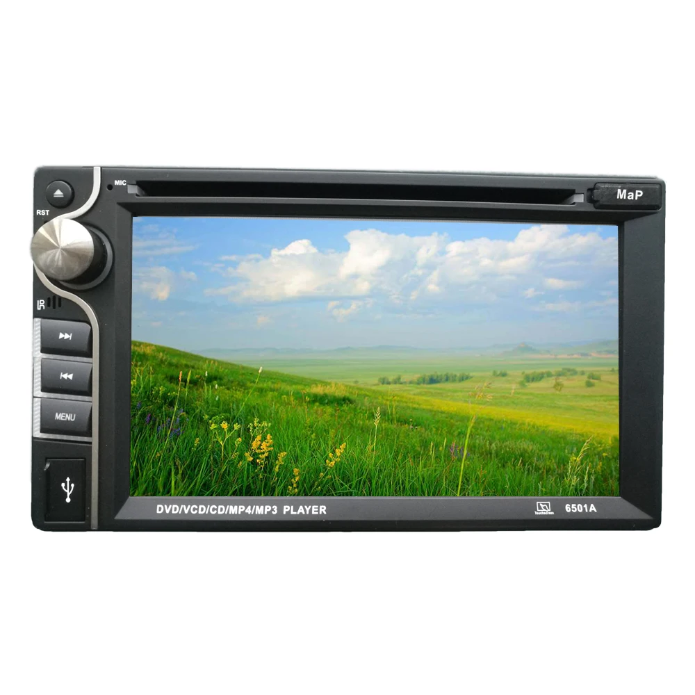 

Universal 6.2 "Touch Screen Car DVD GPS Navigation Player 2 Din Car Radio Stereo with FM/AM USB/SD Bluetooth TV