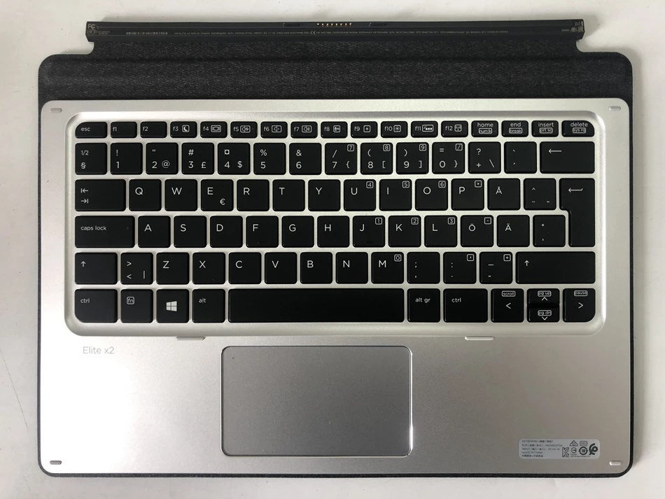 

Sweden Laptop Keyboard For HP Elite x2 1012 G1 Travel Keyboard HSTNN-D72K 5V-1A SD Layout